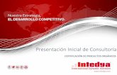 Presentación Inicial de Consultoría - intedya.com y energia/Orgánicos/PIC... · en la consultoría, auditoría y formación en el ámbito de la gestión de la Calidad, el Medio