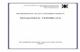 MAQUINAS TERMICAS - frsfco.utn.edu.ar nivel... · y diseño Práctica profesional supervisada 148 12 160 . Ingeniería Electromecánica Máquinas Térmicas Página 5 de 25 OBJETIVOS