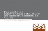 Proyecto de intervención estructural de construcciones de · NORMA TÉCNICA MINVU 002 5 Al Ministerio de Vivienda y Urbanismo (Minvu) ... (Withdrawn 2007). AASHTO T 27-06. Standard