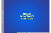 Tema 2 –Ecuaciones Cinéticas ECUACIONES ... - … · Tema 2 –Ecuaciones Cinéticas 3 OCW ©Rubén López Fonseca –Departamento de Ingeniería Química –Universidad del País