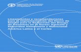 Lineamientos y Recomendaciones para la … Lineamientos y recomendaciones para la implementación del Marco de Sendai para la Reducción del Riesgo de Desastres en el Sector Agrícola