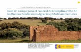 Fondo Español de Garantía Agraria Guía de campo … · Guía de campo para el control del cumplimiento de las Buenas Condiciones Agrarias y Medioambientales 3 (Gravedad, Alcance,