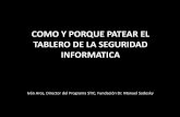 COMO Y PORQUE PATEAR EL TABLERO DE LA …41jaiio.sadio.org.ar/sites/default/files/2012-08-JAIIO-4WSegI-como... · • Métricas y modelos para la gestión de riesgo ... ... Encuesta