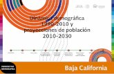 Dinámica demográfica 1990-2010 y proyecciones de … · de Estadística y Geografía ... administrativos. ... blación 2010-2030 y los indicadores demográficos relacionados con
