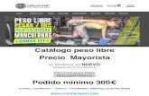 Catálogo peso libre Precio Mayorista - coinslersport.com · 2,5 A 40 (680 kgs) 2,5 A 45 (855 kgs) ... 10 pares 15 pares 372 € 412 ... Color: GRIS METALIZA DO 130 € 172 ...