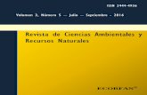 Revista de Ciencias Ambientales y Recursos Naturales · , es una revista de investigación que pública artículos en el área de: Ciencias Ambientales y Recursos Naturales En Pro