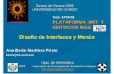 uniovi Diseño es - Departamento de Informática - Iniciodi002.edv.uniovi.es/~benja/cs/presentaciones/8-InterfacesyMenus.pdf · Redefine otros eventos para el manejo de la entrada