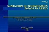 SUPERVISION DE INTERMEDIARIOS BASADA EN RIESGO · BASADA EN RIESGO. II REUNION INSPECCION Y VIGILANCIA DE MERCADOS Y ENTIDADES . Cartagena de Indias - Colombia. SEPTIEMBRE 15. 2006.