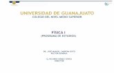 UNIVERSIDAD DE GUANAJUATO - mendel-psg.mxmendel-psg.mx/Docentes/Planes/Bachillerato2010/03/11_FISICA_I.pdf · universidad de guanajuato colegio del nivel medio superior fÍsica i