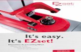 It‘s easy. It‘s EZset! · Marcas de calidad, como por ejemplo sistemas neumáticos Bosch, guías THK o escalas de cristal ... dad más larga de las herramientas se rentabilizan