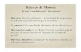 Balance de Materia - amyd.quimica.unam.mxamyd.quimica.unam.mx/pluginfile.php/8146/mod_resource/content/1/... · Balance de Materia. dm Agua! Balance de Materia A dt! m Agua, entrada