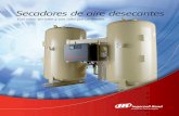 Secadores de aire desecantespalmero.com/wp-content/uploads/2018/03/Desiccant-Brochure-SP.pdf · primero pasa por un calentador externo altamente ... están diseñados para garantizar