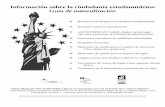 Información sobre la ciudadanía estadounidense Guía … · Preguntas frecuentes Materiales de estudio para el examen de educación cívica (historia y gobierno) Materiales de estudio