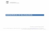 MEMÒRIA D’ALCALDIA - argentona.catargentona.cat/ARXIUS/Ajuntament/MEMORIA_ALCALDIA_1r_any.pdf · 23/06/2015 Reunió Joan Carles Codina 23/06/2015 Reunió Ramon Navarro 25/06/2015