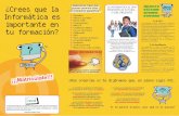 Campaña de fomento de la Informática en los IES 2010 (cartel) · La Asociación Andaluza de Profesores de Informática, AAPRI, lleva años luchando por la calidad de la enseñanza