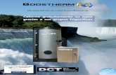 Caliente gratuitamente su agua gracias a sus grupos ...boostherm.com/wp-content/uploads/2014/11/Boostherm... · Evaporador Sensor de temperatura Sensor de temper atur Diagrama de
