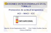 LESIONES OSTEOCONDRALES EN EL TOBILLO …cmedica.coe.es/WEB/EVENTOSHOME.nsf/b8c1dabf8b... · Lesiones osteocondrales del astrágalo Konig 1888 Lesiones osteocondrales de rodilla Kappis