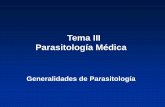 Tema III Parasitología Médica - uvsfajardo.sld.cuuvsfajardo.sld.cu/sites/uvsfajardo.sld.cu/files/i_generalidades_de... · Ciclo de vida Heteroxeno ... Etapas en el desarrollo de