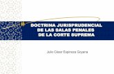 Julio César Espinoza Goyena - Ministerio de Justicia y ... · Apreciación de la Prueba en los Delitos contra la Libertad Sexual 2. Nuevos Alcances de la Prescripción 3. Delitos