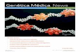 Genética Médica News · El contenido de Genética Médica News tiene una única ﬁnalidad informativa. De‐ ... cadenas del ADN complementarias, impi ... la nota informati‐