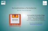 Termodinámica y Termotecnia - Open Course Ware 05... · Compresibilidad de un fluido - Módulo de compresibilidad - Velocidad sónica ... En un volumen de control en funcionamiento
