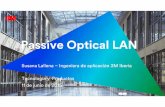 Passive Optical LAN - coitt.es · • El criterio de presupuesto óptico se especifica a nivel de canal • GPON Min = 13 dB, GPON Max = 28 dB en 20 Km