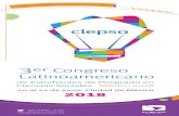 3 er Congreso Latinoamericano de Estudiantes de …clepso.flacso.edu.mx/.../default/files/clepso_programa2018_221517.pdf · Aula Magna René Zavaleta 3er Congreso Latinoamericano