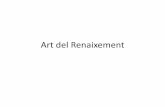 Art del Renaixement - XTECBlocsblocs.xtec.cat/socialsprimer/files/2015/04/artrenaix1.pdf · va ser la ciutat de Roma. ... Arquitectura •Les principals característiques són: ...