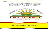 PLAN MUNICIPAL DE DESARROLLO - …presidenciachiconamel.gob.mx/transparencia/PLAN DESARROLLO... · Plan de Desarrollo Municipal 2014-2017 1 PLAN DE DESARROLLO MUNICIPAL 2014-2017