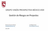 Gestión de Riesgos en Proyectos - bioicm.cicm.org.mxbioicm.cicm.org.mx/.../2017/03/20150727cicm2030riesgosjuntas.pdf · Gestión de Riesgos en Proyectos Luis Miguel Arroyo lmarroyoi@emsi.com.mx