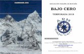 diptico 2018 bis - bajocero.org · 5 y 6 Mayo Ruta de Carlos V (Valle del Jerte) 13 Mayo Cantocochino (La Pedriza), ... · Biblioteca de montaña: libros, croquis de escalada, revistas,