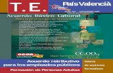 País Valencià - pv.ccoo.es. 2005-Castellano.pdf · firma del acuerdo retributivo para los empleados públicos y la presentación del libro Poemes contra la guerra. ... PLANA DE