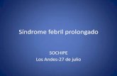 Síndrome febril prolongado - FILIAL ACONCAGUAaconcagua.sochipe.cl/.../catalogo3/sindrome_febril... · Caso clínico II •Niña 2 años 4 meses •Convulsión febril compleja •Dg: