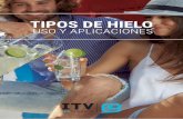 TIPOS DE HIELO - itv.es · • 1,6 M3 equivale a 1 TM de hielo. • ITV fabrica este hielo en tres formatos (Diamante, granular y nugget) Características: • Hielo perfecto para