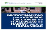 MIKEL FLAMM MICROFINANZAS para VIVIENDA … · Desarrollo del Producto de microfinanzas para vivienda: factores clave para el éxito. 4. ... microfinancieras en las distintas etapas