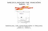 MEZCLADOR DE RACIÓN MIN - C - incomagri.com.br · Equipamiento probado y aprobado para mezclar productos secos como: salvado de soja, salvado de trigo, salvado de algodón, salvado