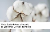 Moda Sostenible en el modelo de Economía Circular de Inditex · INDITEX materias primas más sostenibles gestión medioambiental logística más sostenible estrategia global del