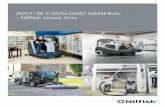 2017-18 CATÁLOGO GENERAL - Nilfisk Línea Gris · 5 Aspiradores profesionales Limpieza Vial Máquinas combinadas Gama media Gama Premium Aspiradores de mochila Aspiradores verticales