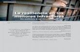 La resiliencia en los menores infractores - Iniciorevista.cleu.edu.mx/new/descargas/1601/articulos/Articulo8_La... · comportamientos resilientes pre-sentes en algunos niños, adoles-centes