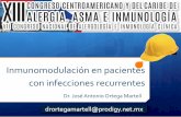 Inmunomodulaciónen pacientes con infecciones …sb67c4fee4a3a66a8.jimcontent.com/download/version... · Inmunidad Innata Linfocitos NK Neutrófilos Monocitos Macrófagos Complemento