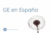 GE en España · sede europea de dirección comercial de servicios. 133 empleados. Agüimes, Gran Canaria – Energy ... Discovery 600 de GE, dotado con una sensibilidad para la