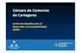 Cámara de Comercio de Cartagena · Contenido • Datos generales • Indicadores económicos • Indicadores de competitividad • Indicadores sociales y calidad de vida • Propuesta