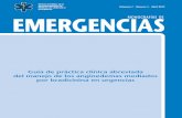 Volumen 7 - Número 1 - Abril 2013 EMERGENCIAS …formaciones.elmedicointeractivo.com/envios_mail/.../angioedemas.pdf · En los casos sin urticaria, el enfoque terapéutico es más