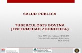 SALUD PÚBLICA TUBERCULOSIS BOVINA … · La Tuberculosis Bovina puede transmitirse a otros animales domésticos como los porcinos, ovinos, camélidos, caninos, felinos, animales