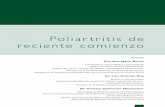 Poliartritis de reciente comienzo - montpellier.com.ar Poliartritis de... · Martín, Universidad de Buenos Aires, se analizaron los datos de 199 pacientes (76% mujeres) con poliartritis