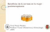Beneficios de la cerveza en la mujer postmenopáusica · SERM para el tratamiento de problemas derivados de la menopausia. ... activa del silicio, el ácido ortosilícico, estimula
