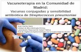 Vacunoterapia en la Comunidad de Madrid · IgM, IgG baja avidez IgG alta avidez • Individual: evitar la ... Introducción de la vacuna frente a la varicela 2005 2006-10 Papiloma