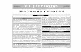 Cuadernillo de Normas Legales - … · agencias del Banco de Crédito del Perú S.A., ubicadas en el departamento de Lima 417973 Sumario. NORMAS LEGALES El Peruano ... DE VOZ, IMAGEN
