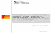 PRO/CNMC/001/15: ANÁLISIS DE LA … Informe CNMC Febrero... · En la Unión Europea ... aprovisionamientos públicos no contractuales, como las encomiendas de gestión o ... con