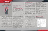 GUÍA DE INICIO RÁPIDO Amperímetro de gancho UT …digi.agelectronica.mx/pdfs/UT-251.pdf · en el manual y en el medidor, ... se debe realizar la medición de la corriente de fuga
